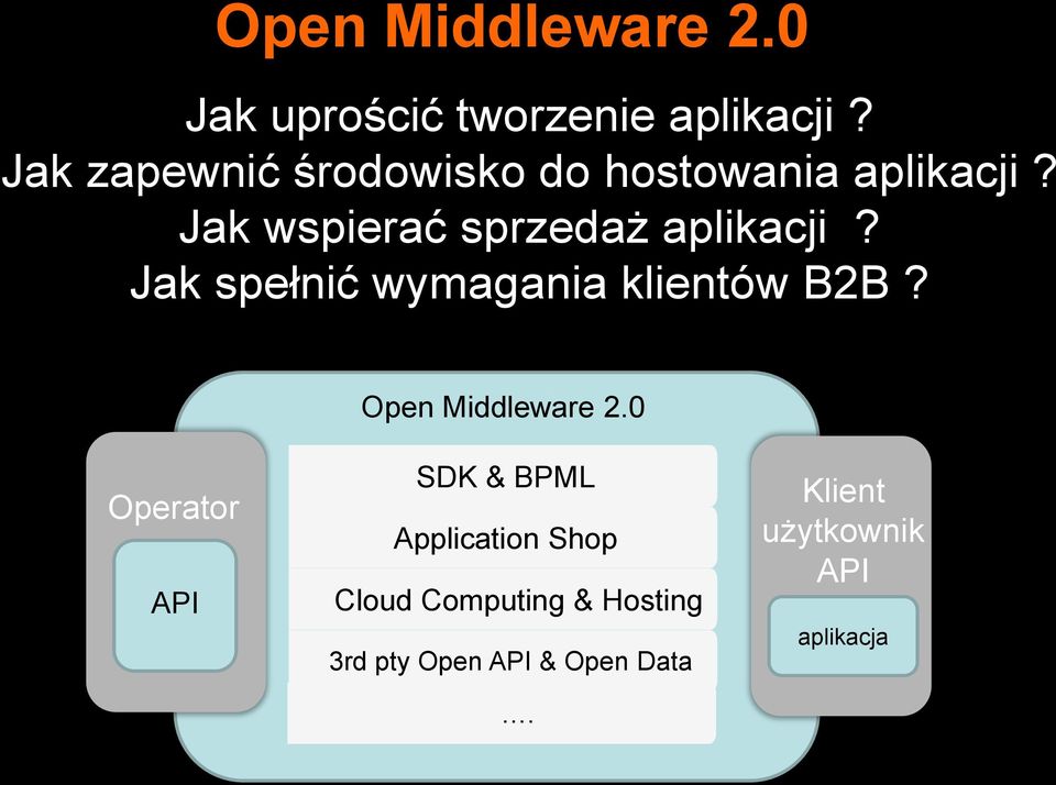 Jak spełnić wymagania klientów B2B? Open Middleware 2.