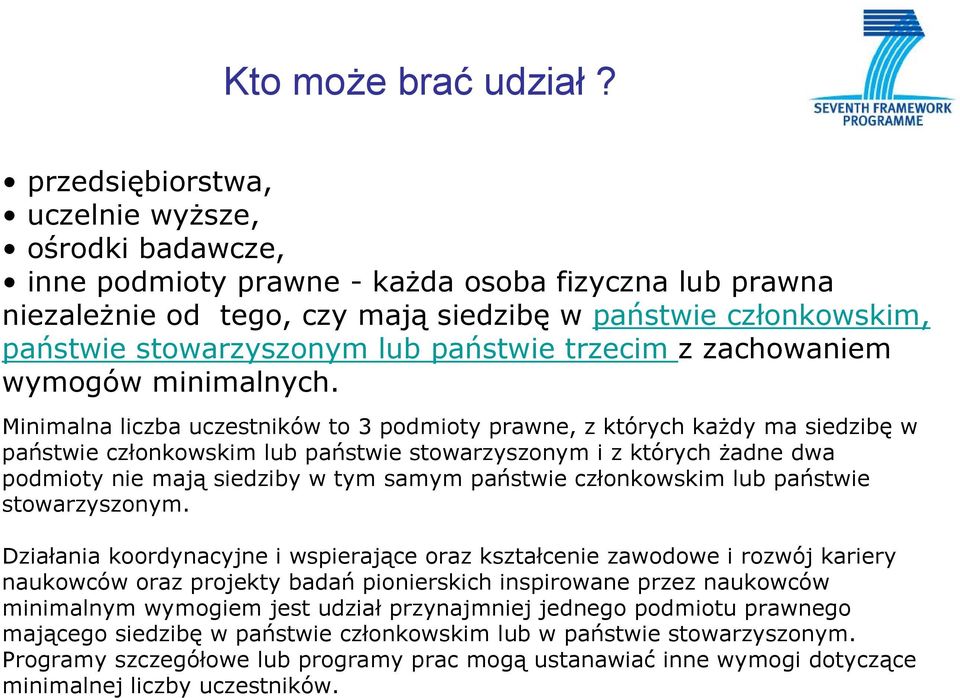 państwie trzecim z zachowaniem wymogów minimalnych.