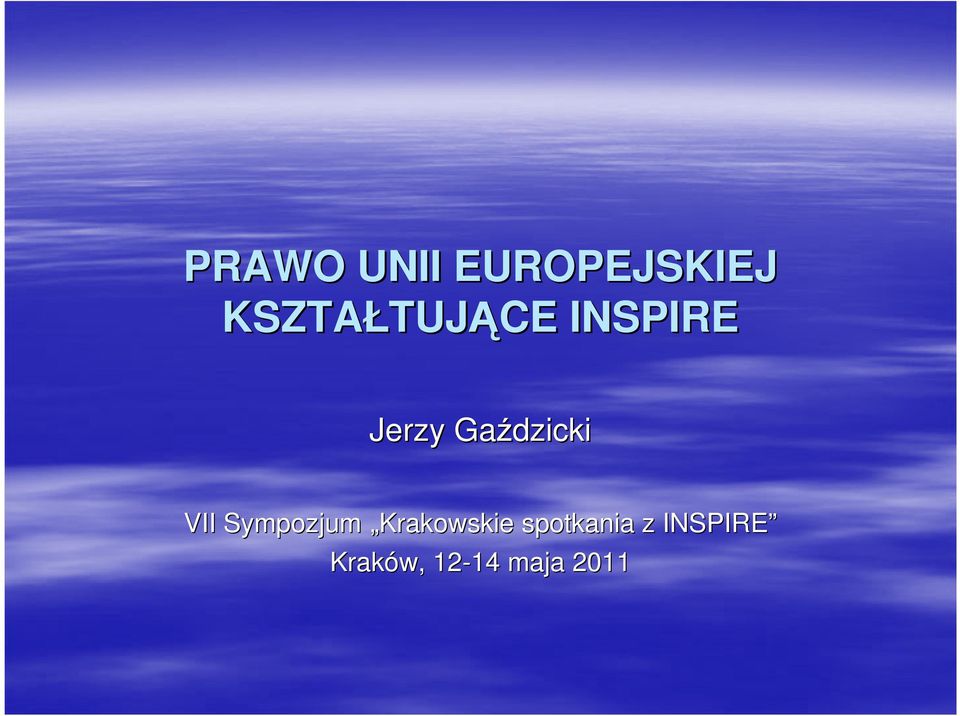 VII Sympozjum Krakowskie