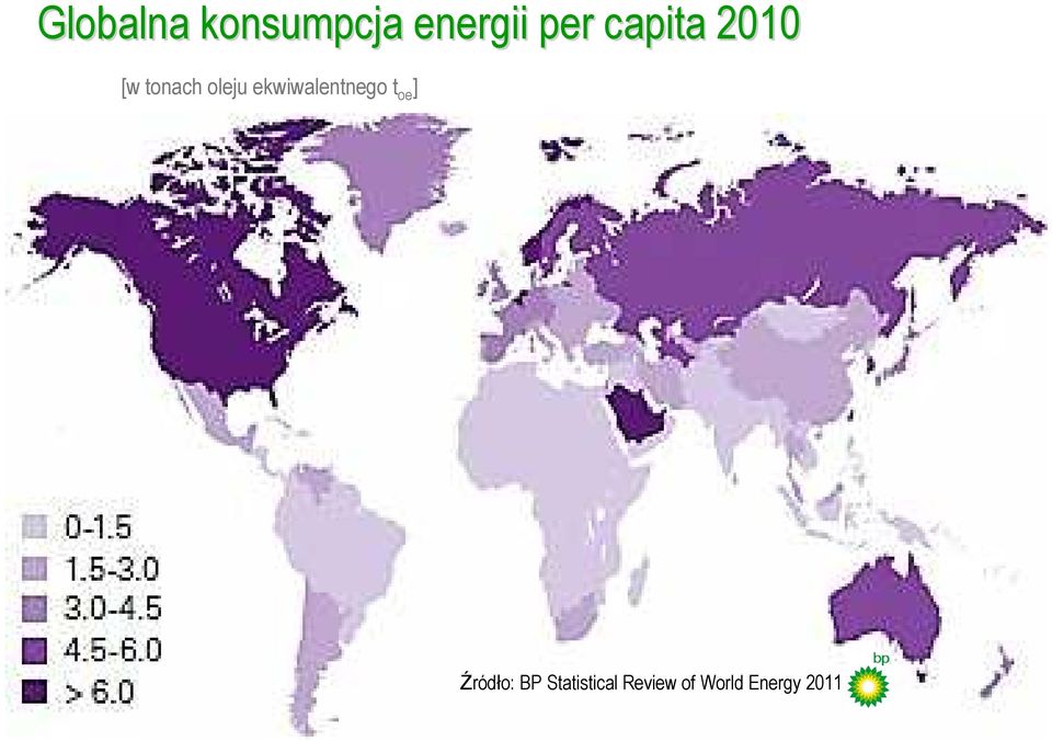 ekwiwalentnego t oe ] Źródło: BP