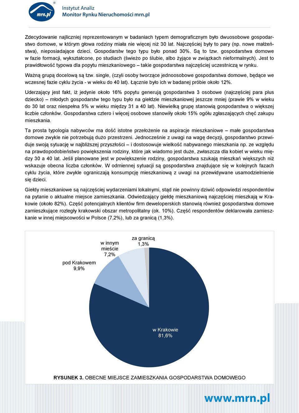 gospodarstwa domowe w fazie formacji, wykształcone, po studiach (świeżo po ślubie, albo żyjące w związkach nieformalnych).