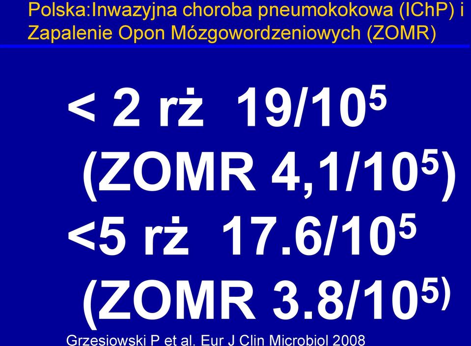 19/10 5 (ZOMR 4,1/10 5 ) <5 rż 17.6/10 5 (ZOMR 3.