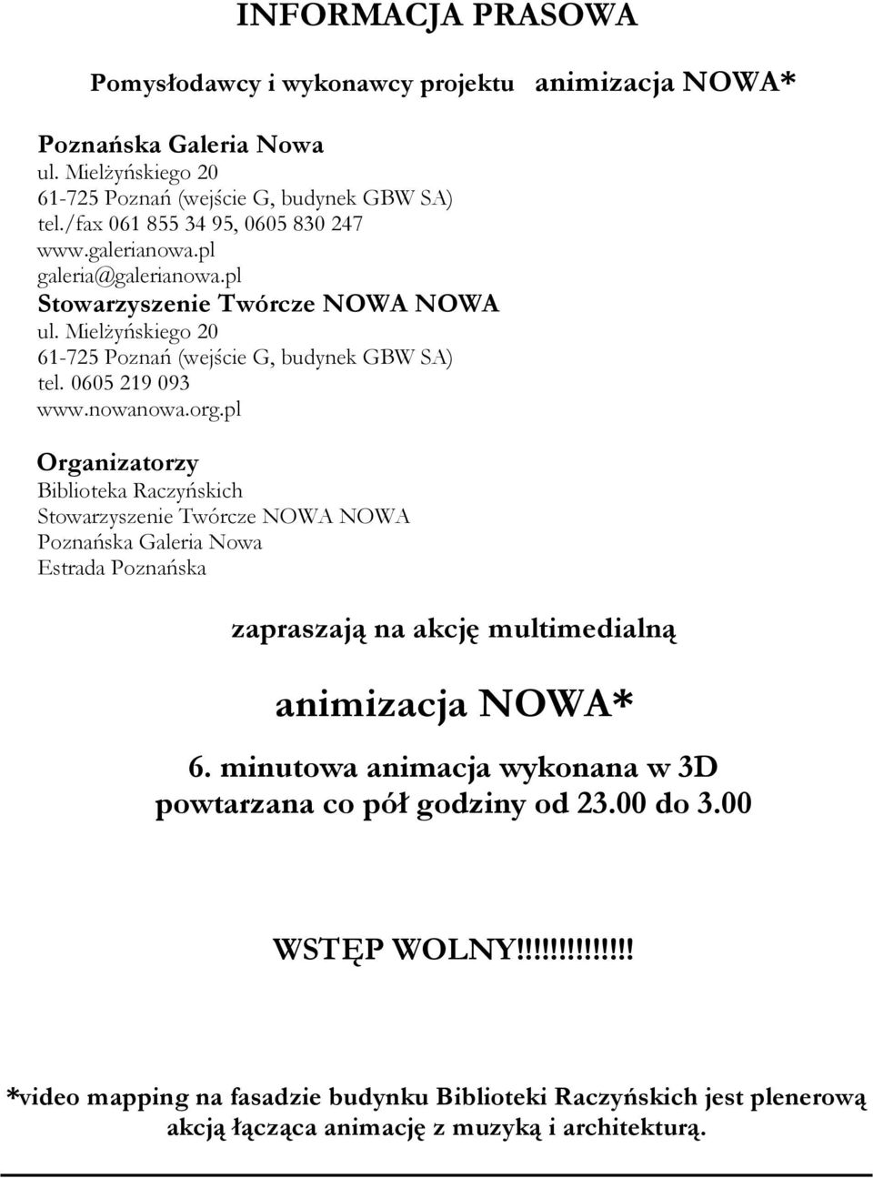 0605 219 093 www.nowanowa.org.