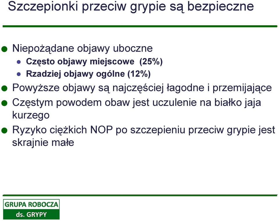 najczęściej łagodne i przemijające Częstym powodem obaw jest uczulenie na