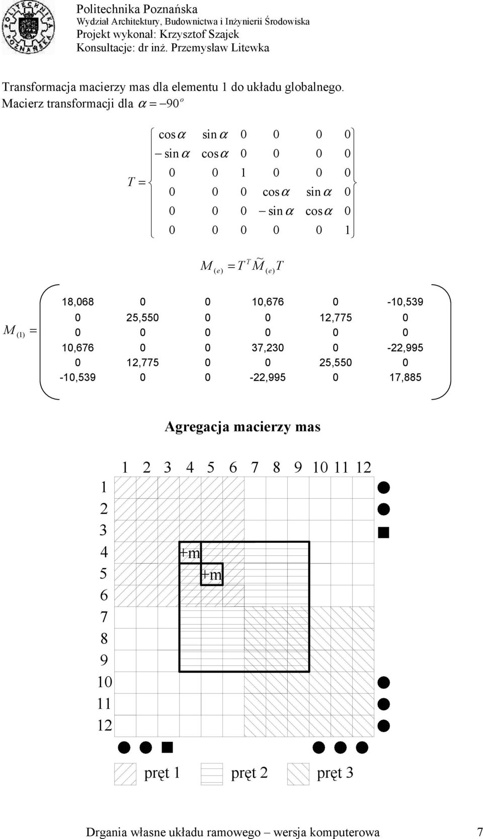 ( e ) ( e) T M 8,68,676 -,9,,77,676 7, -,99,77, -,9 -,99 7,88 Agregacja