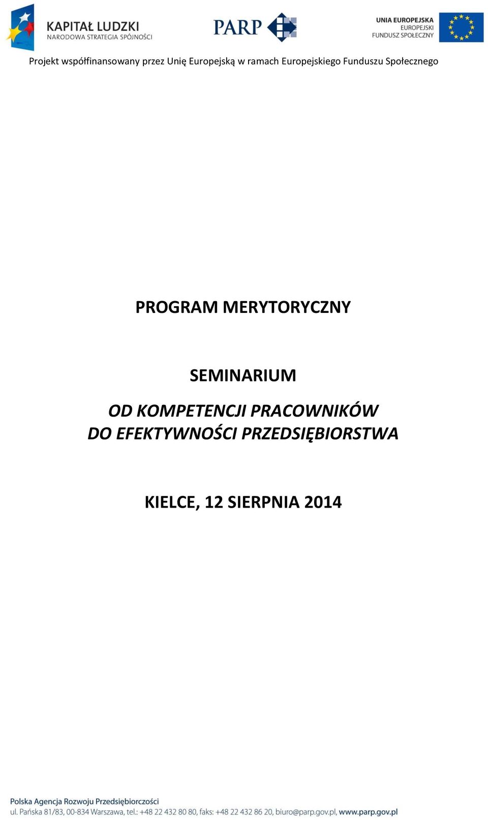 PRACOWNIKÓW DO EFEKTYWNOŚCI