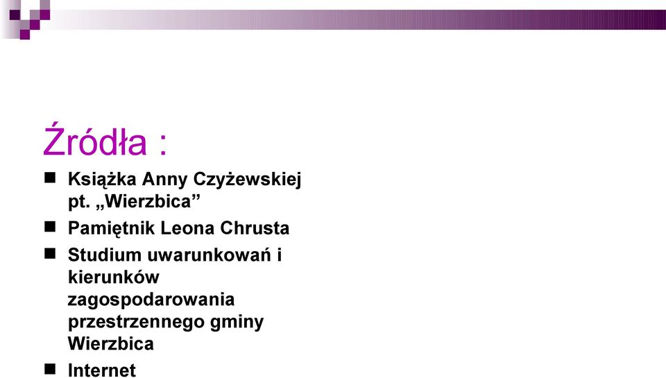 Studium uwarunkowań i kierunków