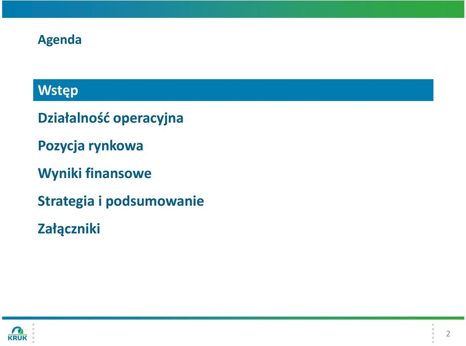 Wyniki finansowe Strategia