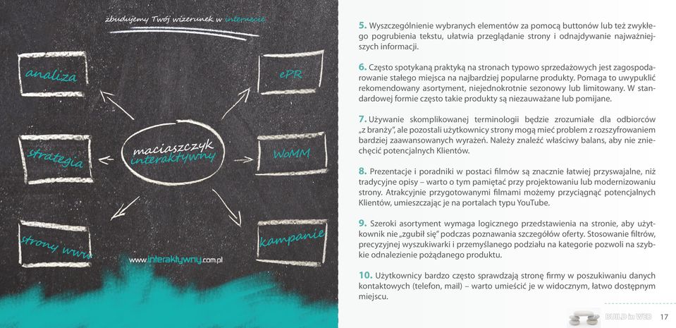 Pomaga to uwypuklić rekomendowany asortyment, niejednokrotnie sezonowy lub limitowany. W standardowej formie często takie produkty są niezauważane lub pomijane. 7.