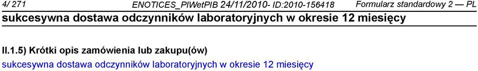 Formularz standardowy 2 PL II.