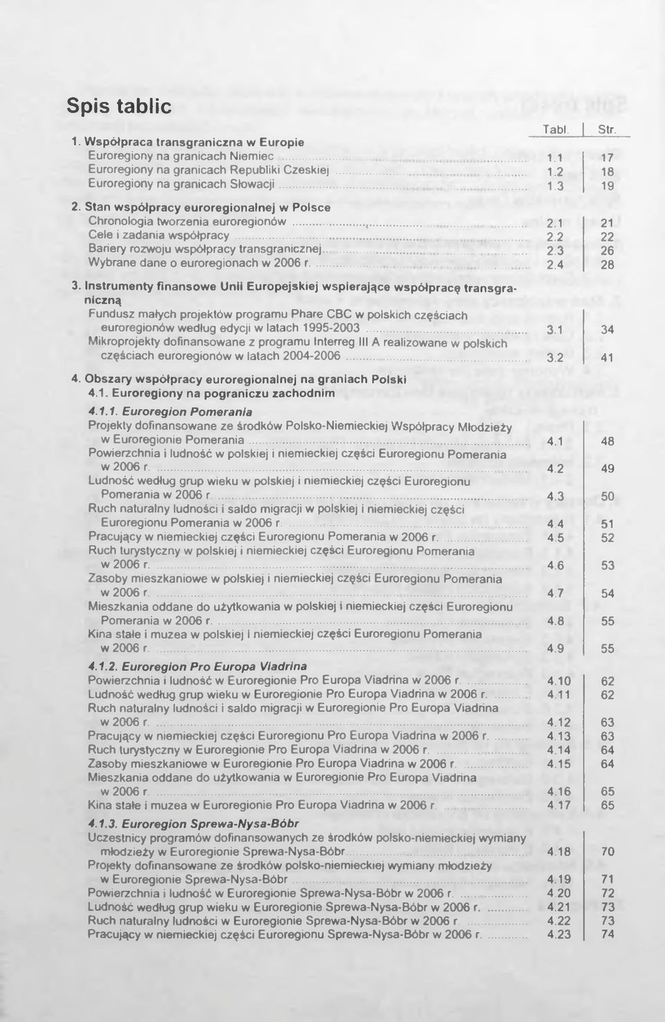 .. 2.4 3. Instrumenty finansowe Unii Europejskiej wspierające współpracę transgraniczną Fundusz małych projektów programu Phare CBC w polskich częściach euroregionów według edycji w latach 1995-2003.