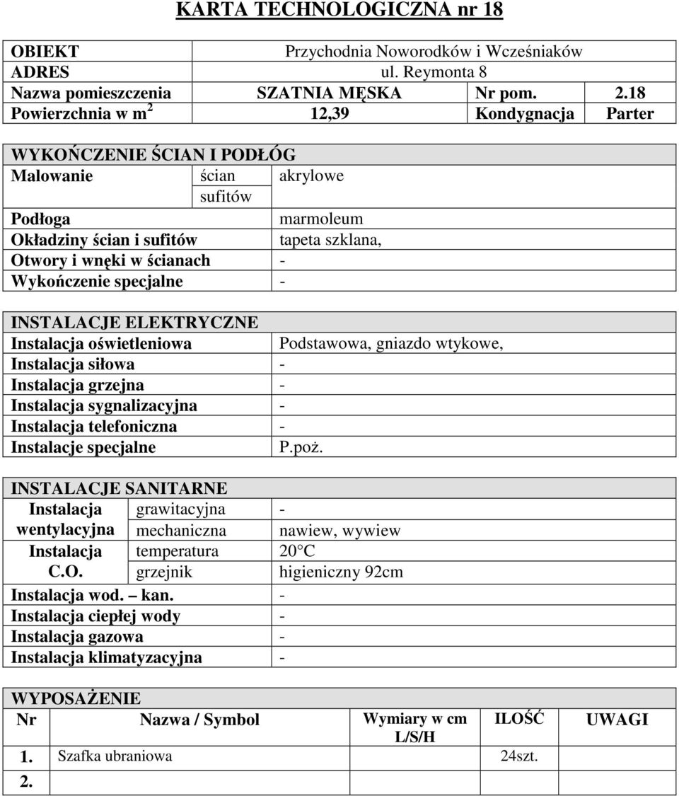 szklana, Podstawowa, gniazdo wtykowe, P.poż.