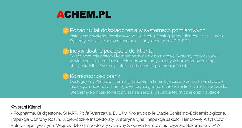 obliczanie MKT. Systemy zależne od potrzeb i preferencji Klienta.