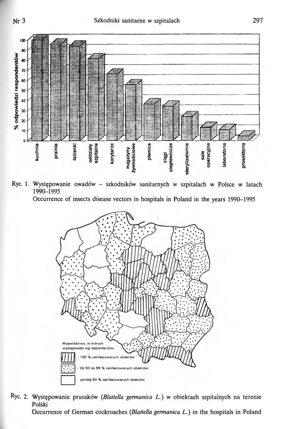 insects disease vectors in hospitals in Poland in the years 1990-1995 %c. 2.