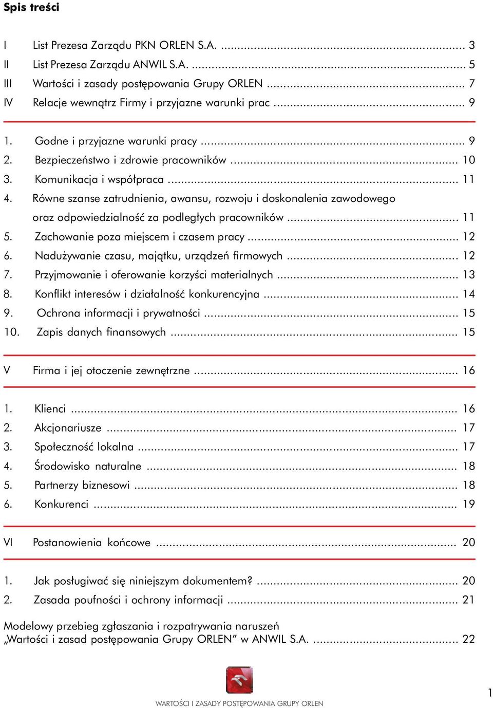 Równe szanse zatrudnienia, awansu, rozwoju i doskonalenia zawodowego oraz odpowiedzialność za podległych pracowników... 11 5. Zachowanie poza miejscem i czasem pracy... 12 6.