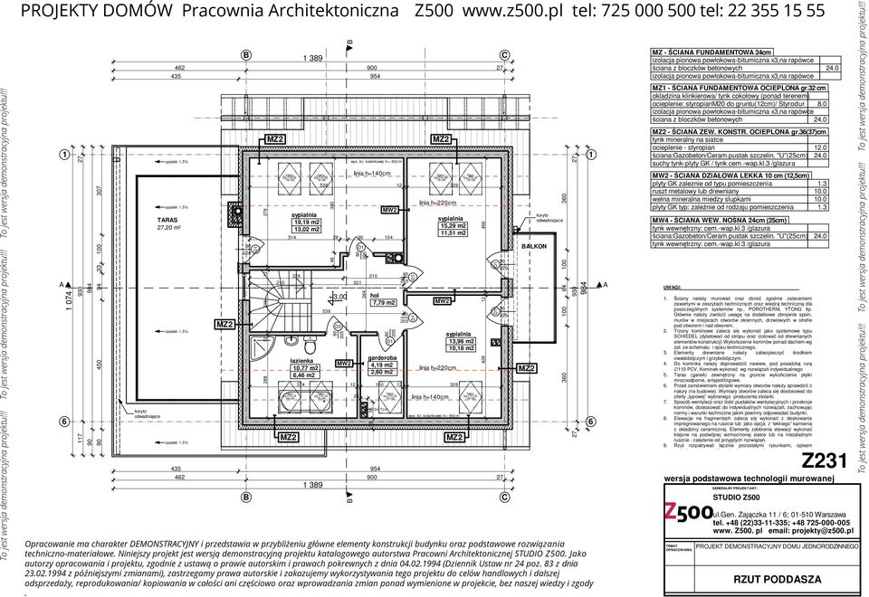 i prawach pokrewnych z dnia 0402994 (Dziennik Ustaw nr 24 poz 83 z dnia 2302994 z późniejszymi zmianami), zastrzegamy prawa autorskie i zakazujemy wykorzystywania tego projektu do celów handlowych i