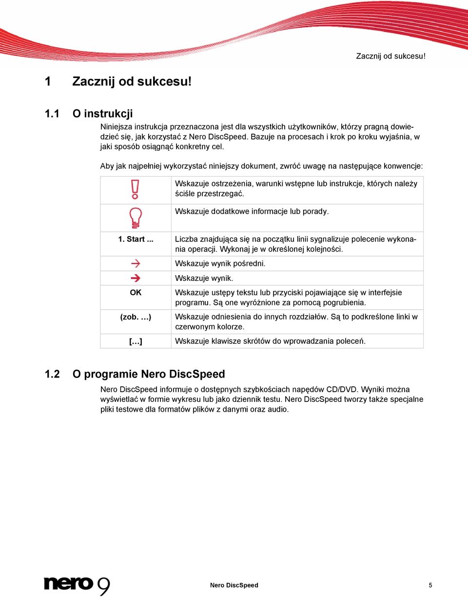 Aby jak najpełniej wykorzystać niniejszy dokument, zwróć uwagę na następujące konwencje: Wskazuje ostrzeżenia, warunki wstępne lub instrukcje, których należy ściśle przestrzegać.