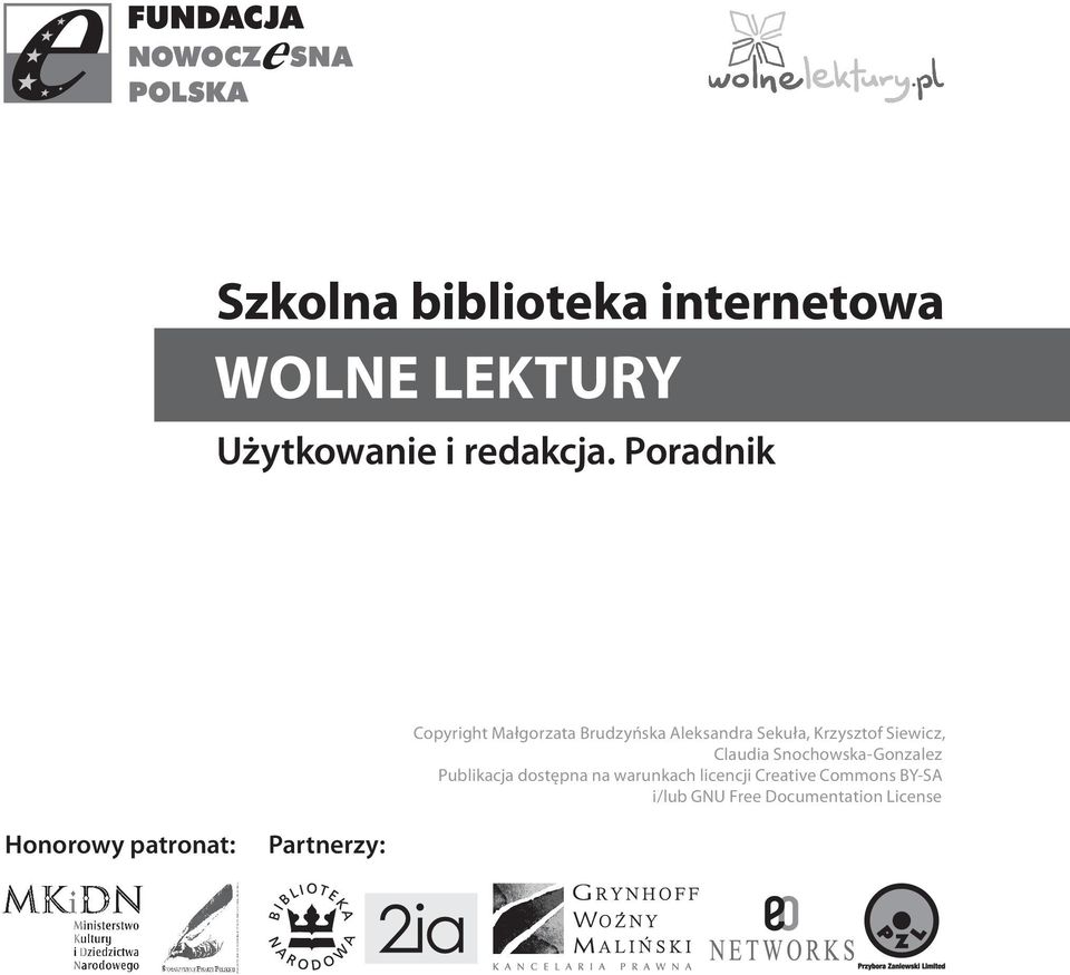 Siewicz, Claudia Snochowska-Gonzalez Publikacja dostępna na warunkach