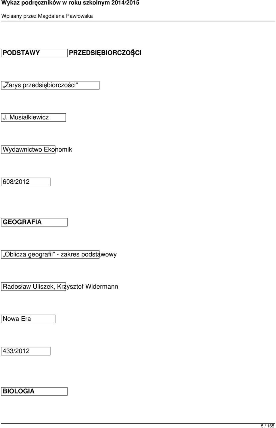 Oblicza geografii - zakres podstawowy Radosław