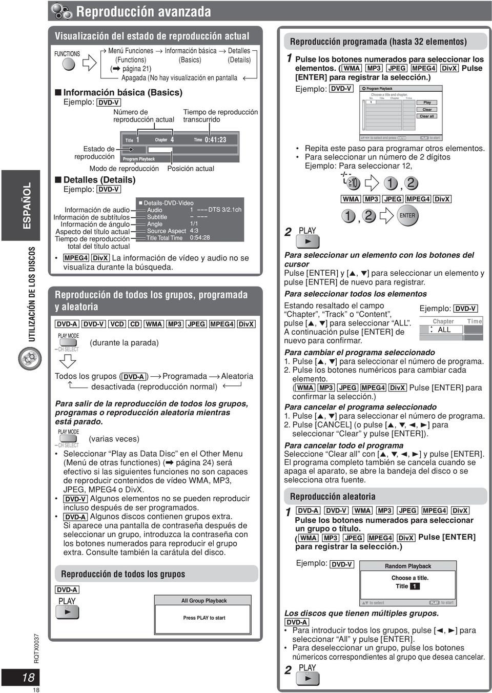 elementos. ( Pulse [ENTER] para registrar la selección.