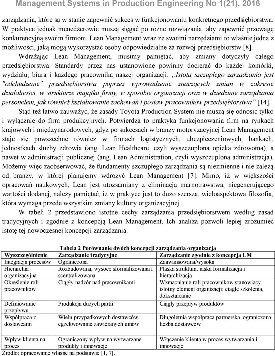 Lean Management wraz ze swoimi narzędziami to właśnie jedna z możliwości, jaką mogą wykorzystać osoby odpowiedzialne za rozwój przedsiębiorstw [8].