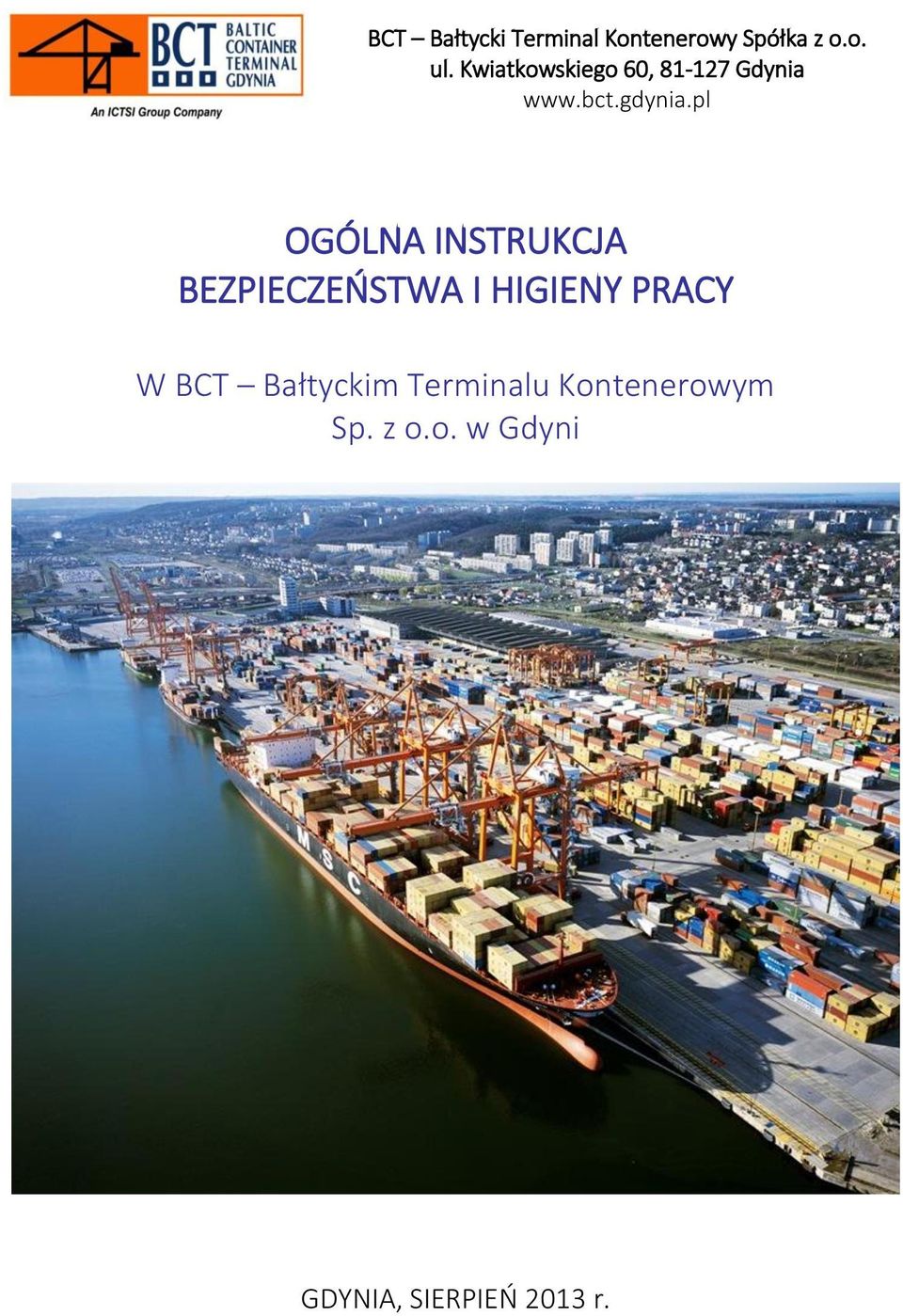 pl OGÓLNA INSTRUKCJA BEZPIECZEŃSTWA I HIGIENY PRACY W BCT