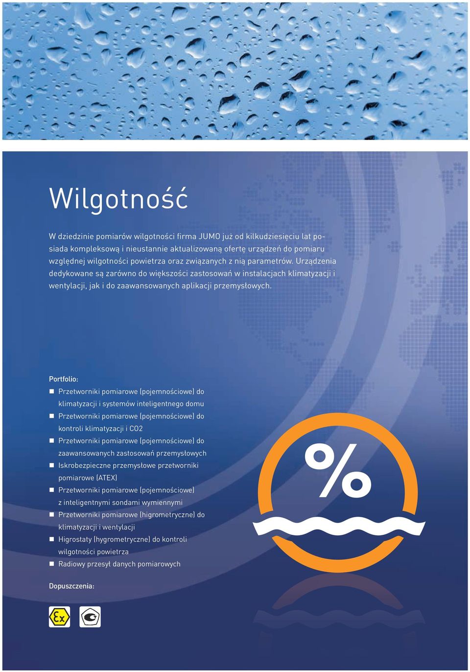 Portfolio: Przetworniki pomiarowe (pojemnościowe) do klimatyzacji i systemów inteligentnego domu Przetworniki pomiarowe (pojemnościowe) do kontroli klimatyzacji i CO2 Przetworniki pomiarowe