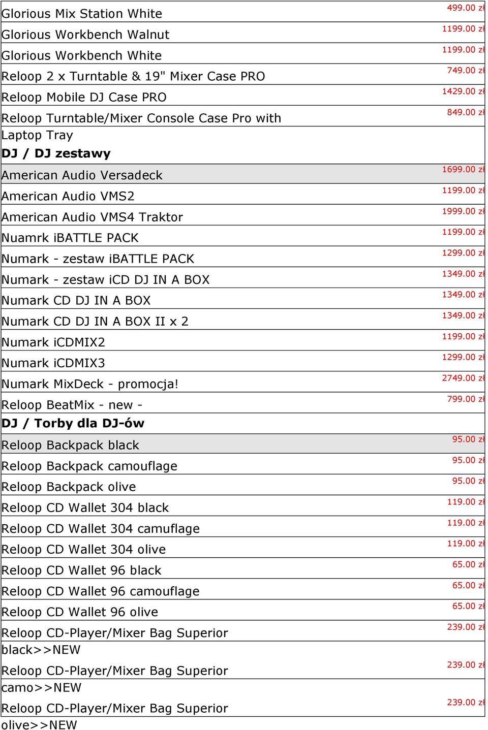 Numark CD DJ IN A BOX II x 2 Numark icdmix2 Numark icdmix3 Numark MixDeck - promocja!