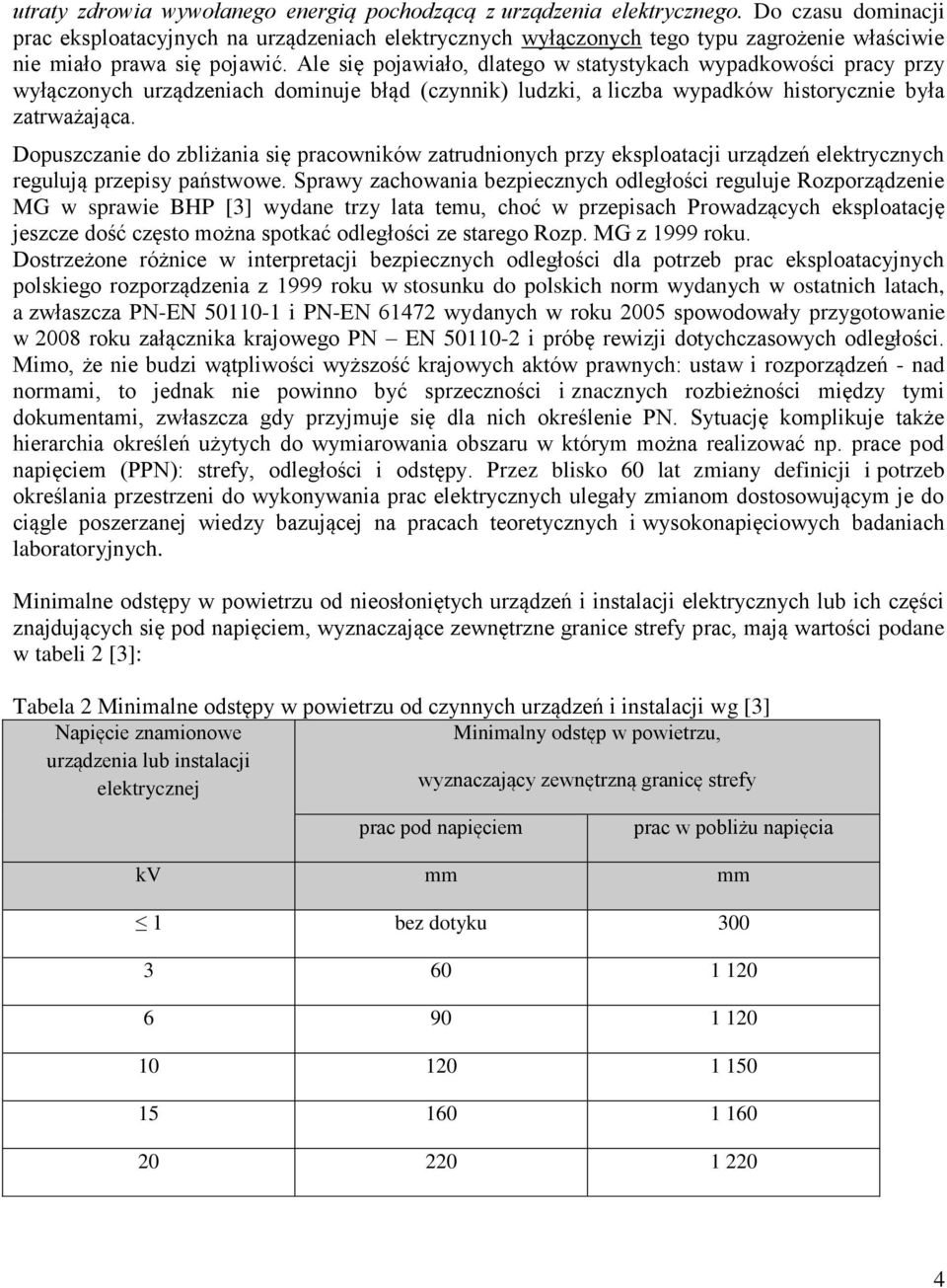 Ale się pojawiało, dlatego w statystykach wypadkowości pracy przy wyłączonych urządzeniach dominuje błąd (czynnik) ludzki, a liczba wypadków historycznie była zatrważająca.