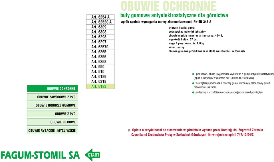 37 cm, waga 1 pary: rozm. śr.