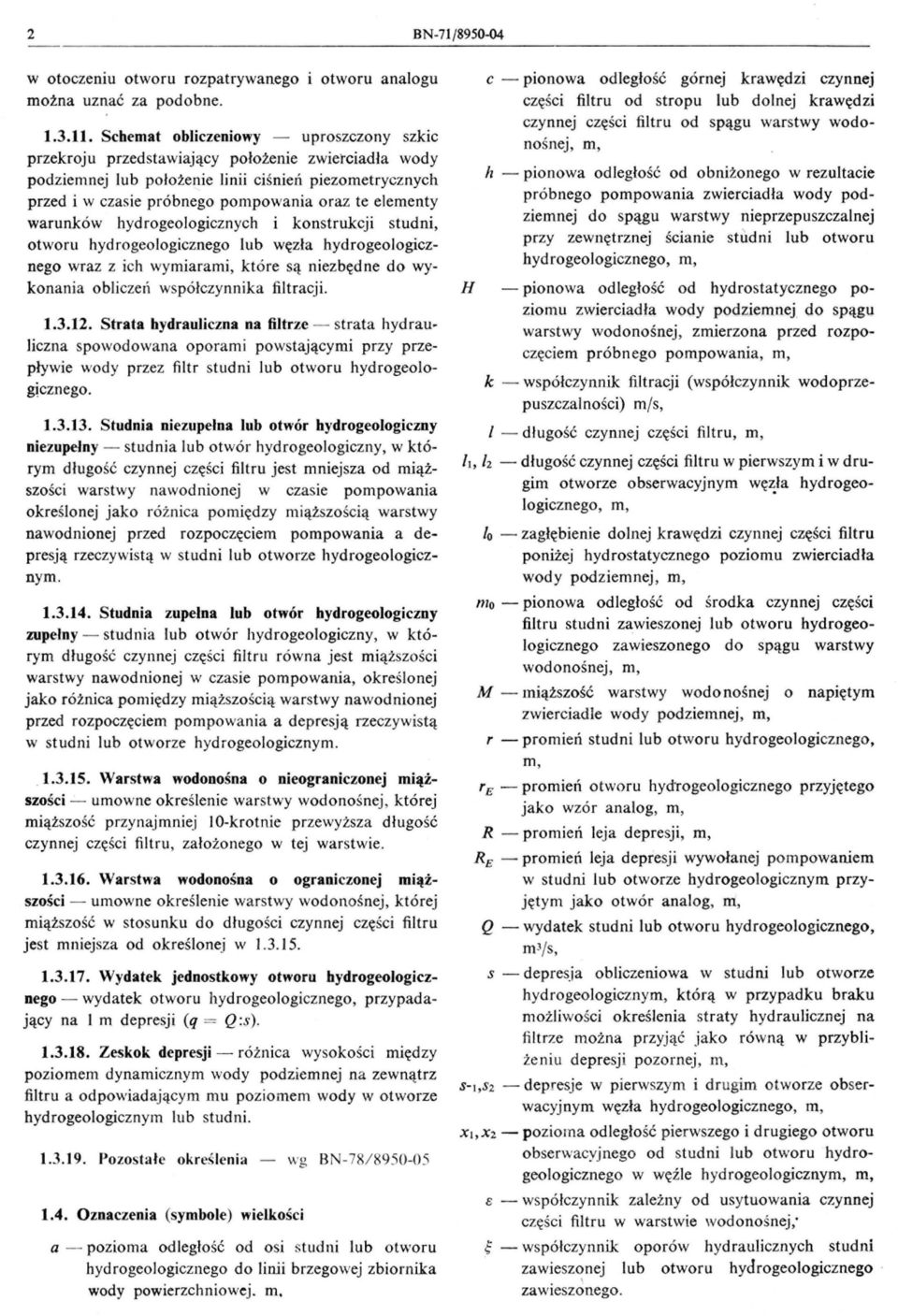 Budownictwo Hydrotechniczne Badania Hydrogeologiczne Depresja Rzeczywista W Studni Lub Otworze Pdf Free Download