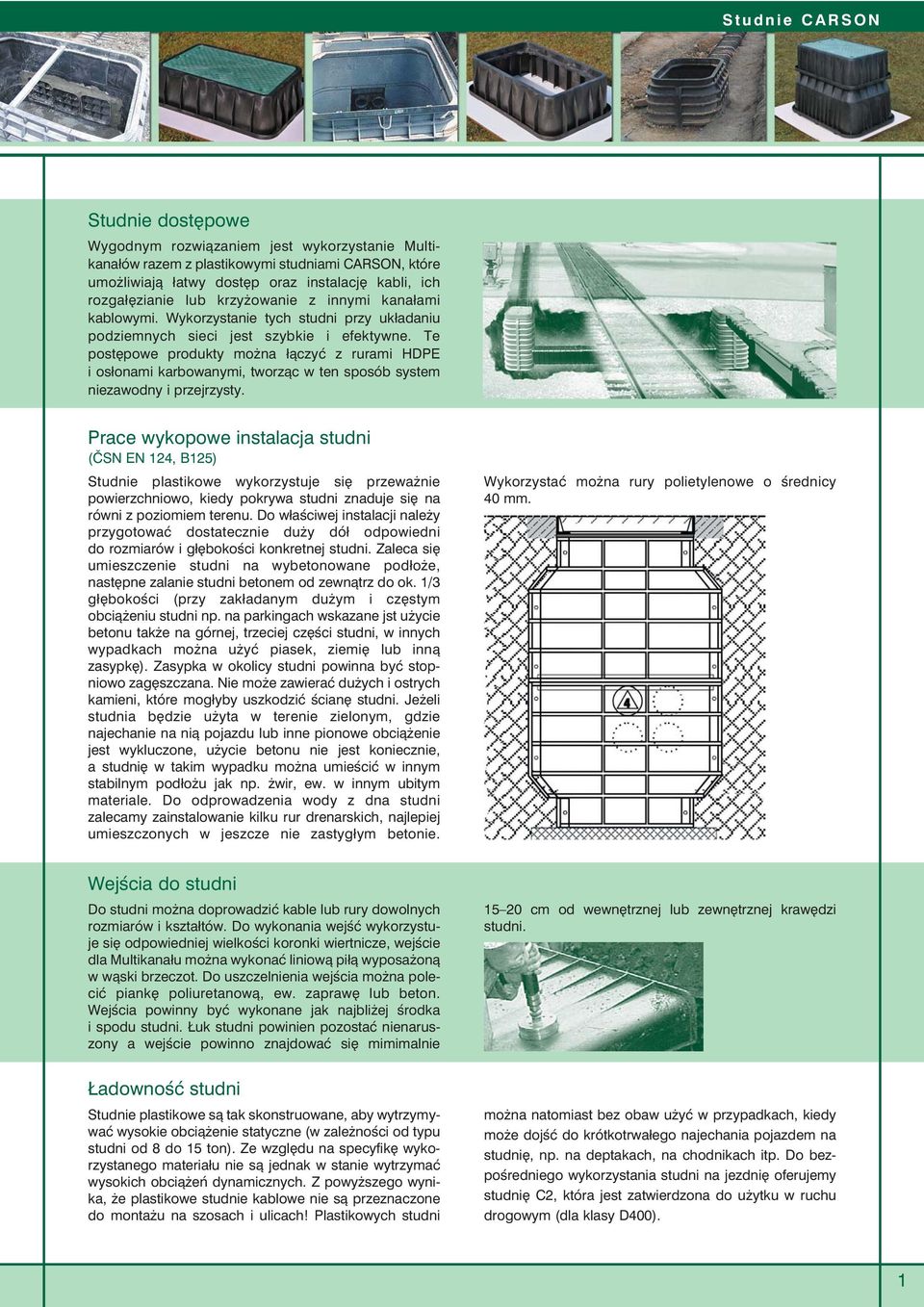 Te postêpowe produkty mo na ³¹czyæ z rurami HDPE i os³onami karbowanymi, tworz¹c w ten sposób system niezawodny i przejrzysty.