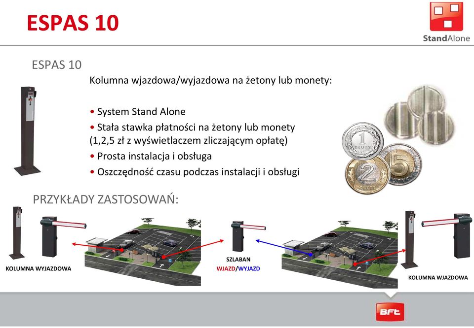 zliczającym opłatę) Prosta instalacja i obsługa Oszczędność czasu podczas