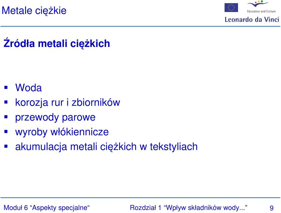 włókiennicze akumulacja metali ciężkich w