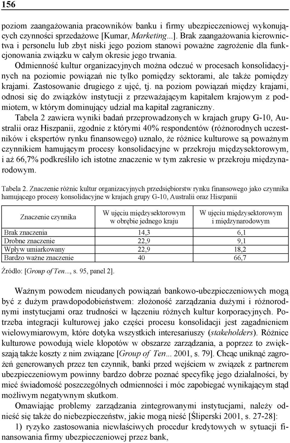 Odmienność kultur organizacyjnych można odczuć w procesach konsolidacyjnych na poziomie powiązań nie tylko pomiędzy sektorami, ale także pomiędzy krajami. Zastosowanie drugiego z ujęć, tj.