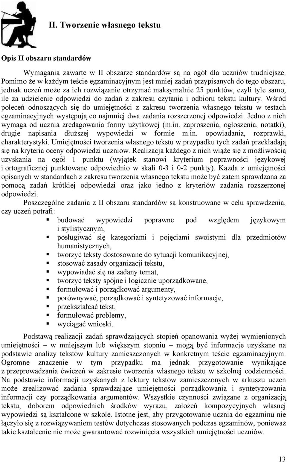 odpowiedzi do zadań z zakresu czytania i odbioru tekstu kultury.