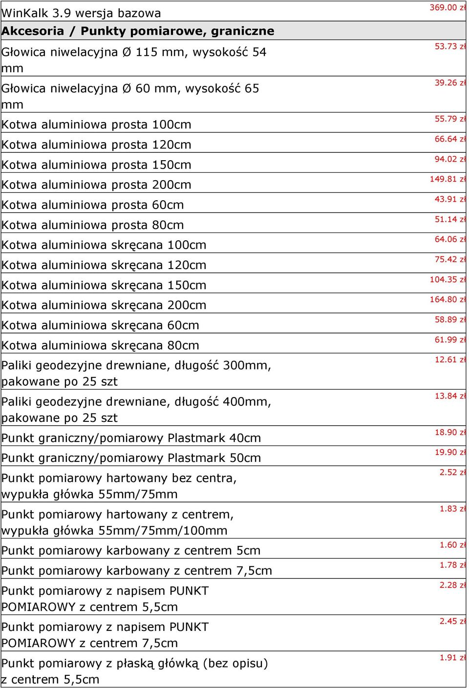 120cm Kotwa aluminiowa prosta 150cm Kotwa aluminiowa prosta 200cm Kotwa aluminiowa prosta 60cm Kotwa aluminiowa prosta 80cm Kotwa aluminiowa skręcana 100cm Kotwa aluminiowa skręcana 120cm Kotwa