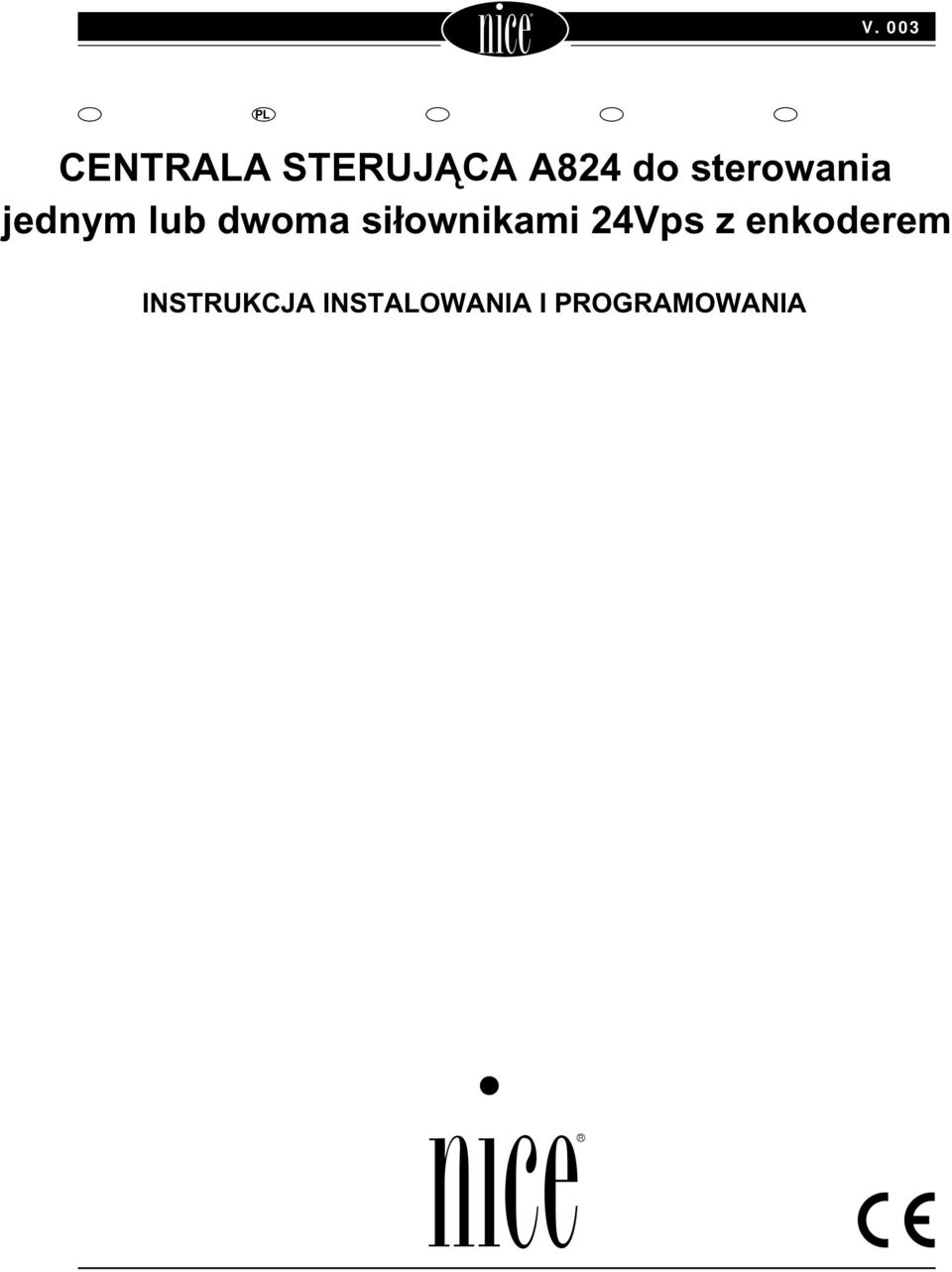 siłownikami 24Vps z enkoderem