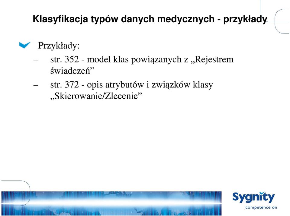 352 - model klas powiązanych z Rejestrem