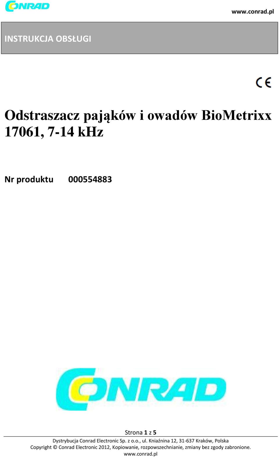 owadów BioMetrixx 17061,