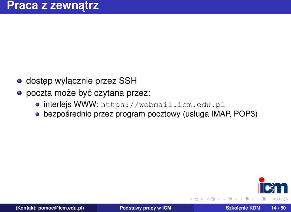 pl bezpośrednio przez program pocztowy (usługa IMAP, POP3)