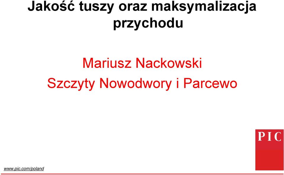 przychodu Mariusz