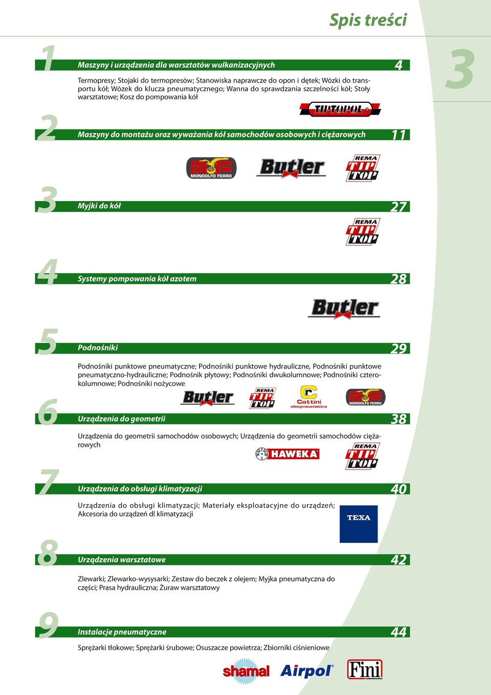 kół azotem 28 5 Podnośniki Podnośniki punktowe pneumatyczne; Podnośniki punktowe hydrauliczne, Podnośniki punktowe pneumatyczno-hydrauliczne; Podnośnik płytowy; Podnośniki dwukolumnowe; Podnośniki