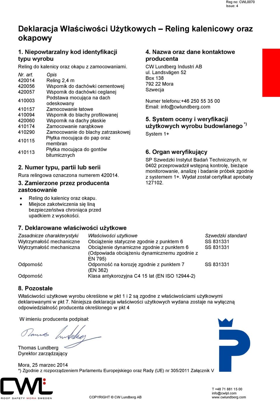 profilowanej 420060 Wspornik na dachy płaskie 410174 Zamocowanie narąbkowe 410290 Zamocowanie do blachy zatrzaskowej 410115 Płytka mocująca do pap oraz membran 410113 Płytka mocująca do gontów