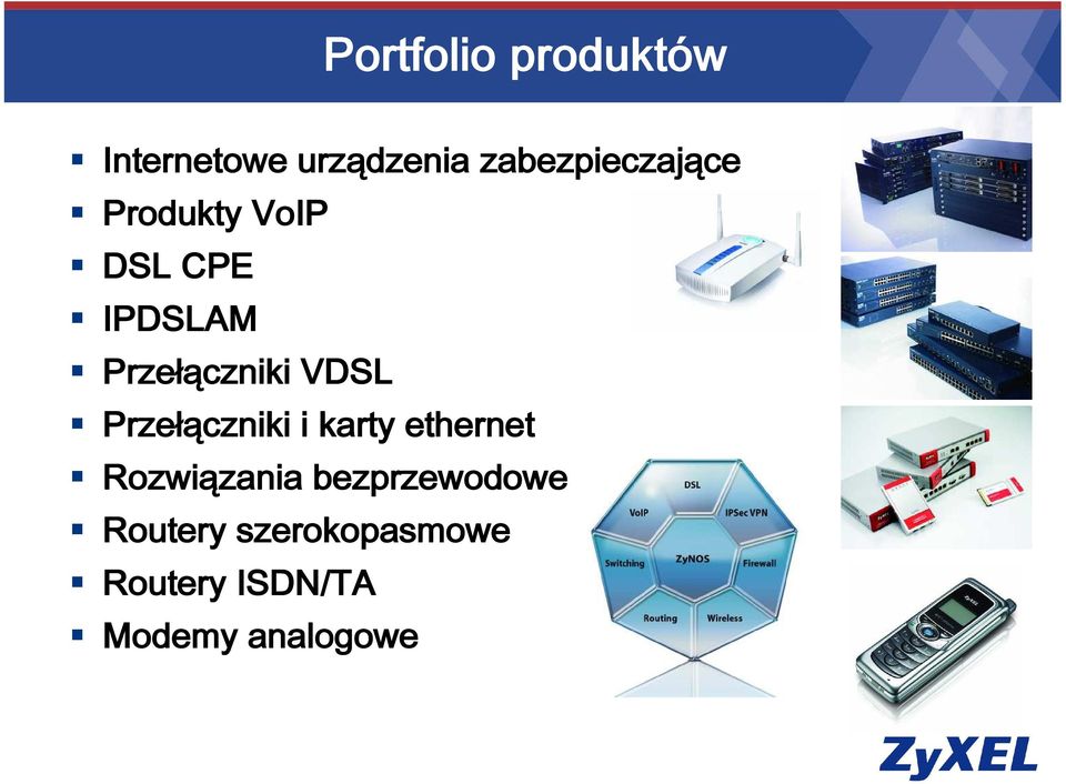 Przełą łączniki i karty ethernet Rozwiązania zania