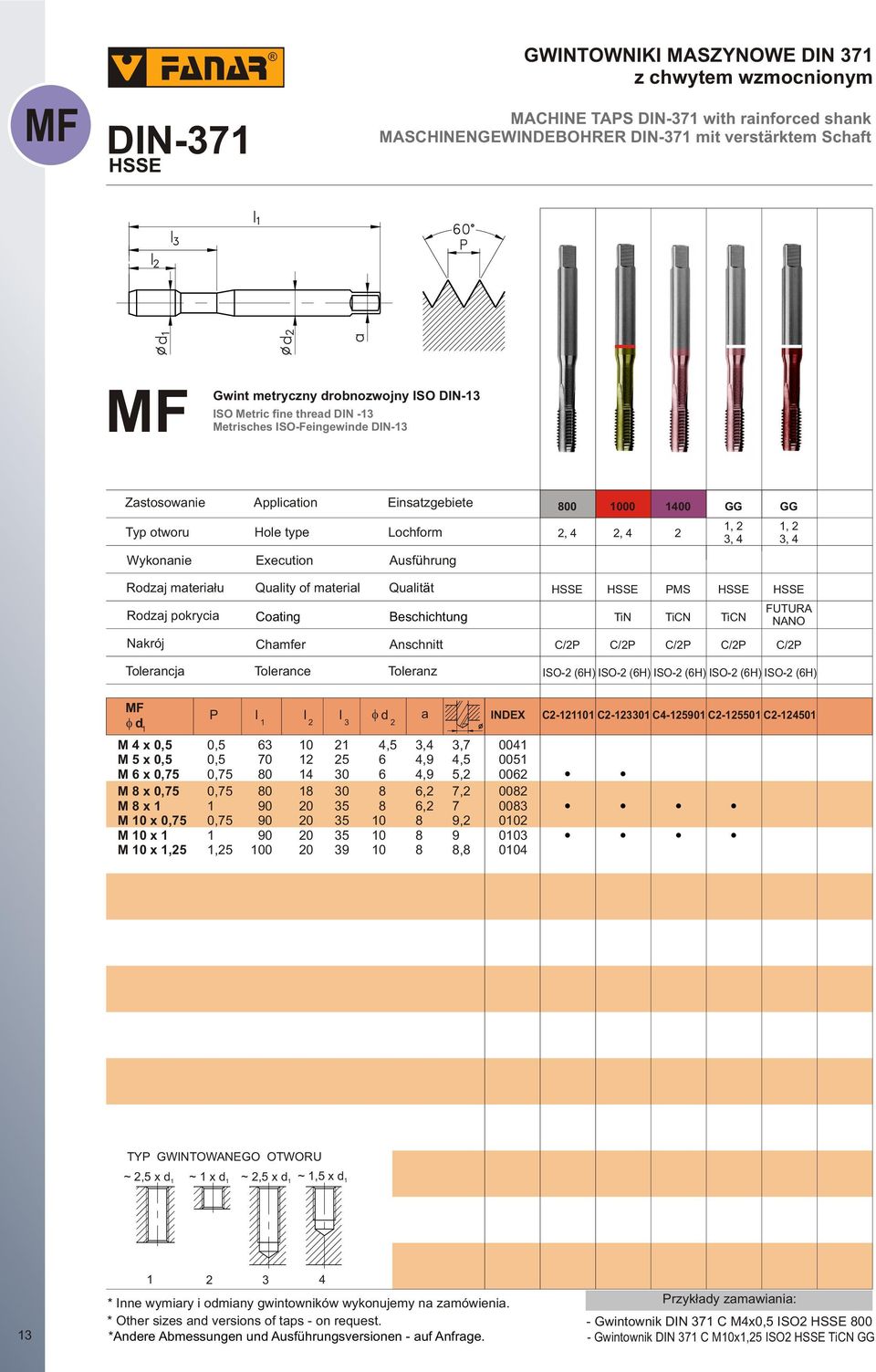 ISO- (H) ISO- (H) ISO- (H) F 4 x 0,5 5 x 0,5 x 0,5 x 0,5 x 0 x 0,5 0 x 0 x,5 P l a 0,5 0,5 0,5 0,5 0,5,5 l l 3 3 0 0 0 0 0 0 00 0 4 5 30 30 35 35 35 3 4,5 0 0 0 3,4 4, 4,,, 3, 4,5 5,,,, 004 005 00