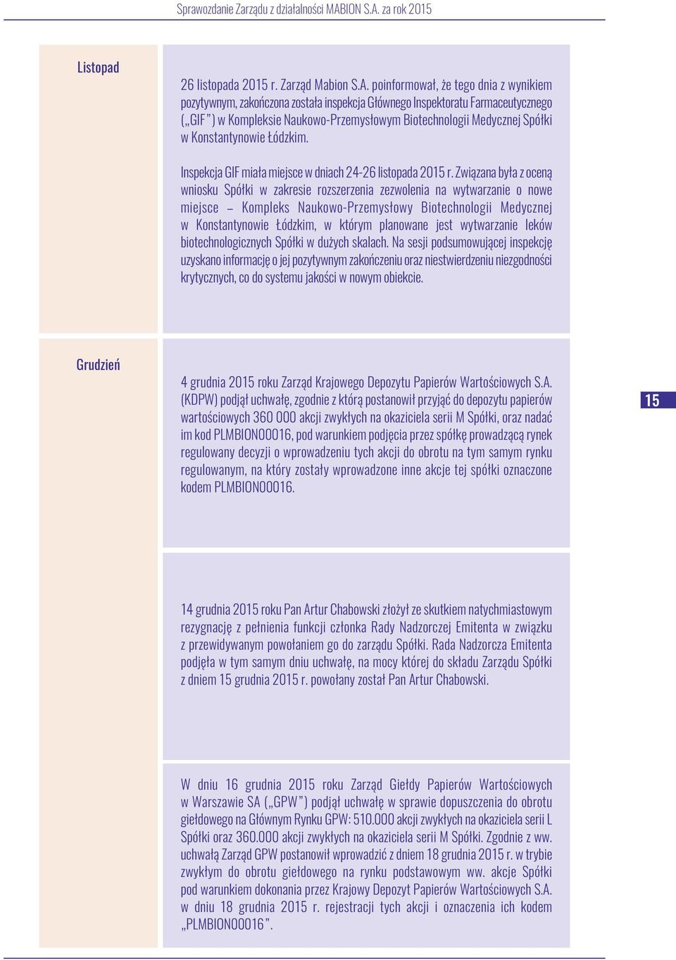 Konstantynowie Łódzkim. Inspekcja GIF miała miejsce w dniach 24-26 listopada 2015 r.