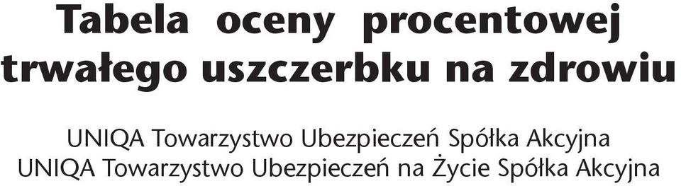 Ubezpieczeń Spółka Akcyjna UNIQA