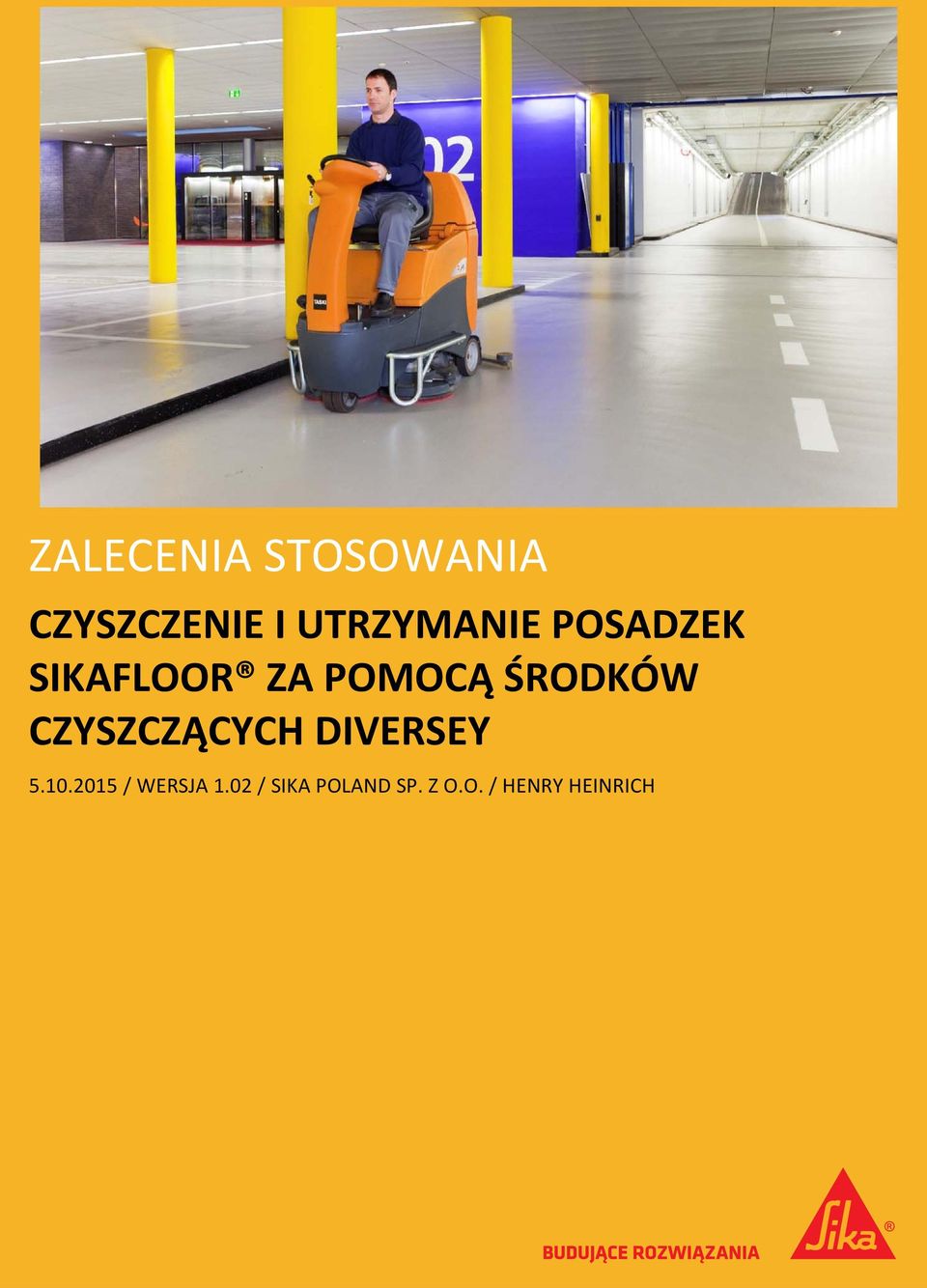 ŚRODKÓW CZYSZCZĄCYCH DIVERSEY 5.10.