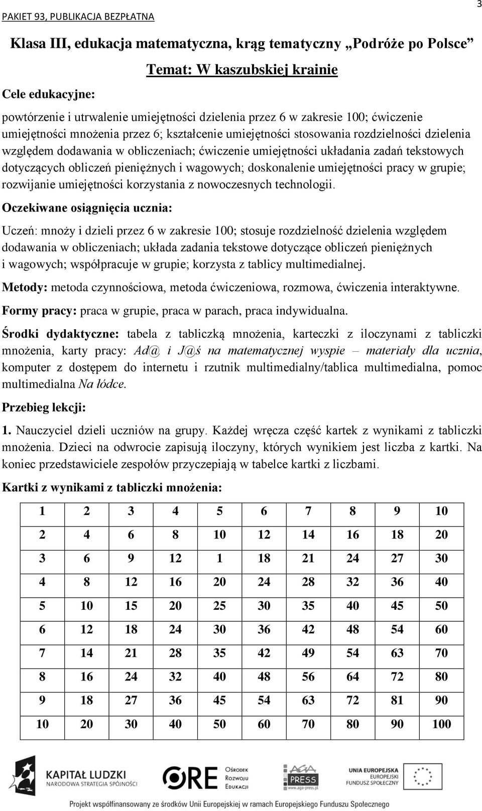 umiejętności pracy w grupie; rozwijanie umiejętności korzystania z nowoczesnych technologii.